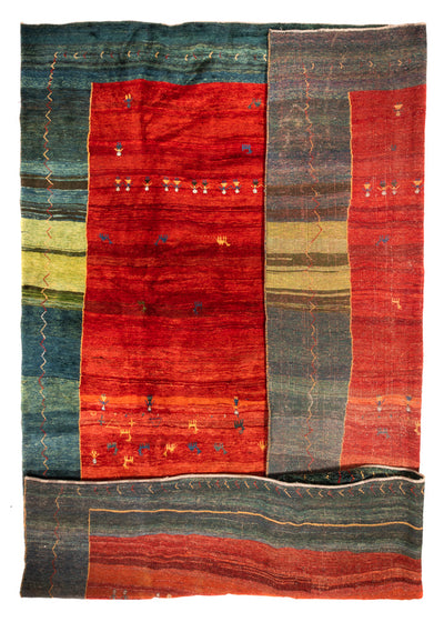 Persisk Gabbeh Teppe 405x508cm - Perserteppich Wollteppich