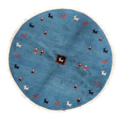 Indo Gabbeh Teppe 195x195cm - Ullteppe