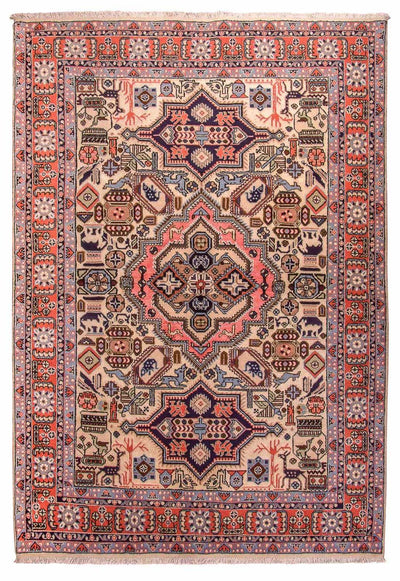 Ardabil Teppe 137x200cm - Persisk teppe - rosa