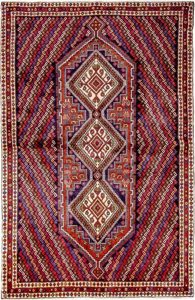 Sharbabak Teppe 128x192cm - Persisk teppe - flerfarget