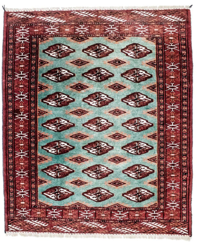 Turkaman teppe 100x124cm - Persisk teppe