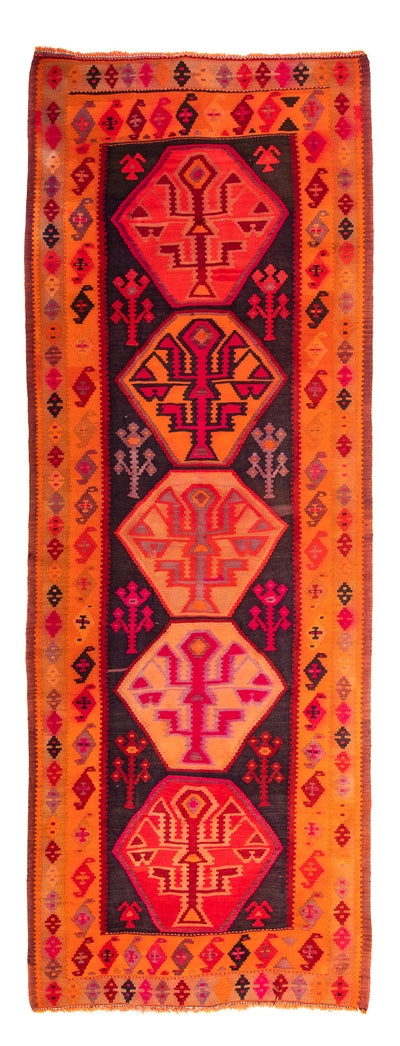 Antikk kilim Teppe 140x360cm