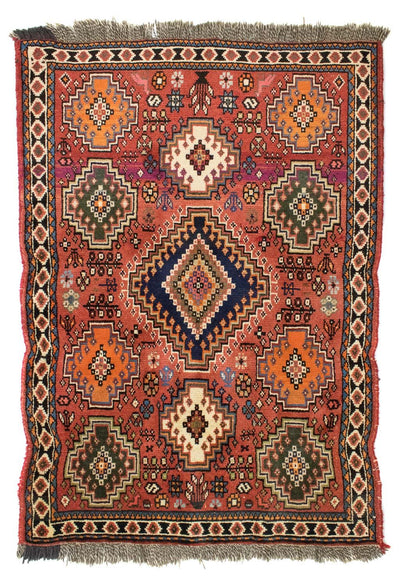 Qashqai Teppe 100x144cm - Persisk teppe