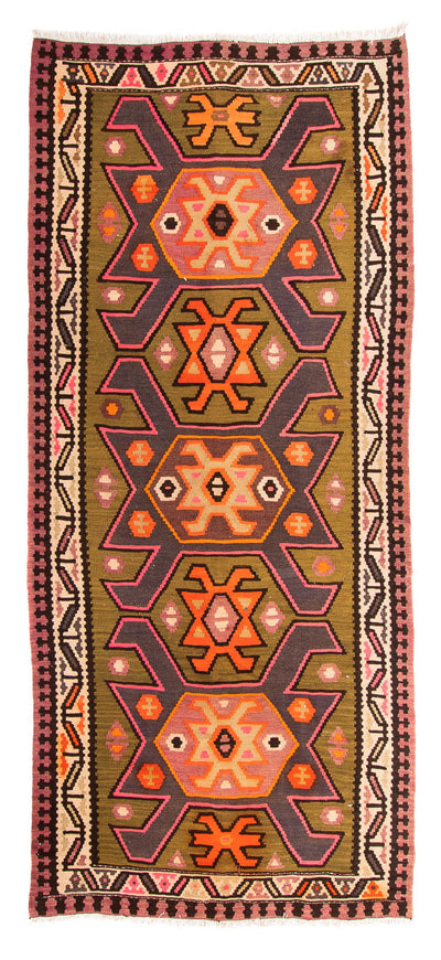 Antikk kilim Teppe 145x305cm