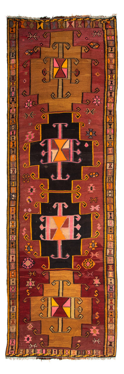 Antikk kilim Teppe 130x375cm