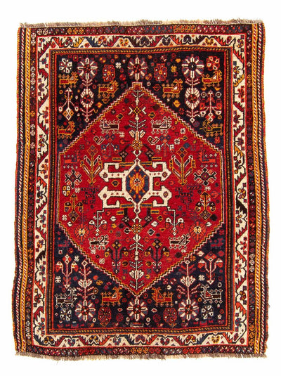 Qashqai Teppe 115x142cm - Persisk teppe