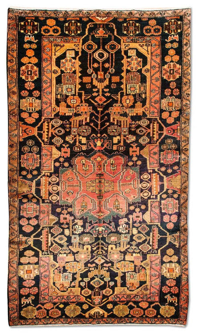 Nahavand Teppe 158x306cm - Persisk teppe - mørkeblå