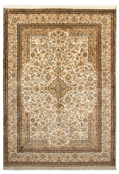 Kashmir silke Teppe 126x186cm - Orientalsk teppe