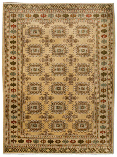 Turkaman teppe 126x184cm - Persisk teppe - beige