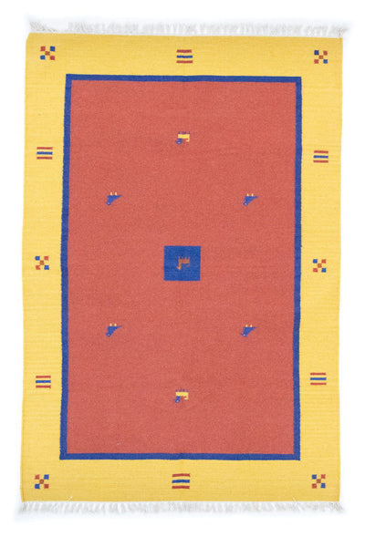 Moderne kilim Teppe 140x200cm - Ullteppe