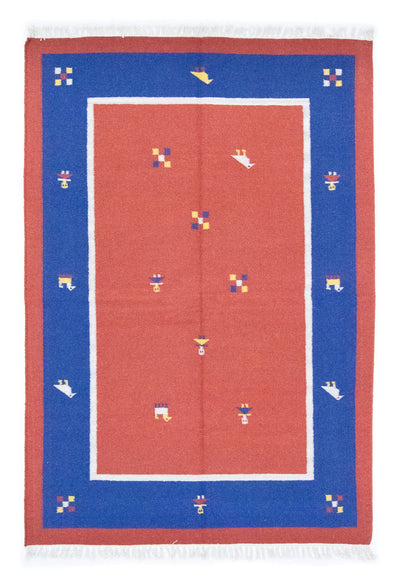 Moderne kilim Teppe 140x200cm - Ullteppe