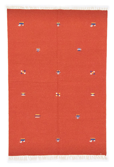 Moderne kilim Teppe 140x200cm - Ullteppe