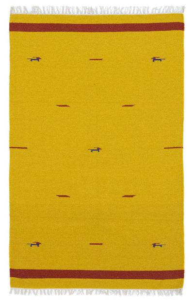 Moderne kilim Teppe 120x180cm - Ullteppe