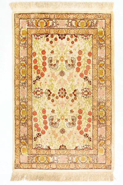 Hereke silke Teppe 64x100cm - Orientalsk teppe