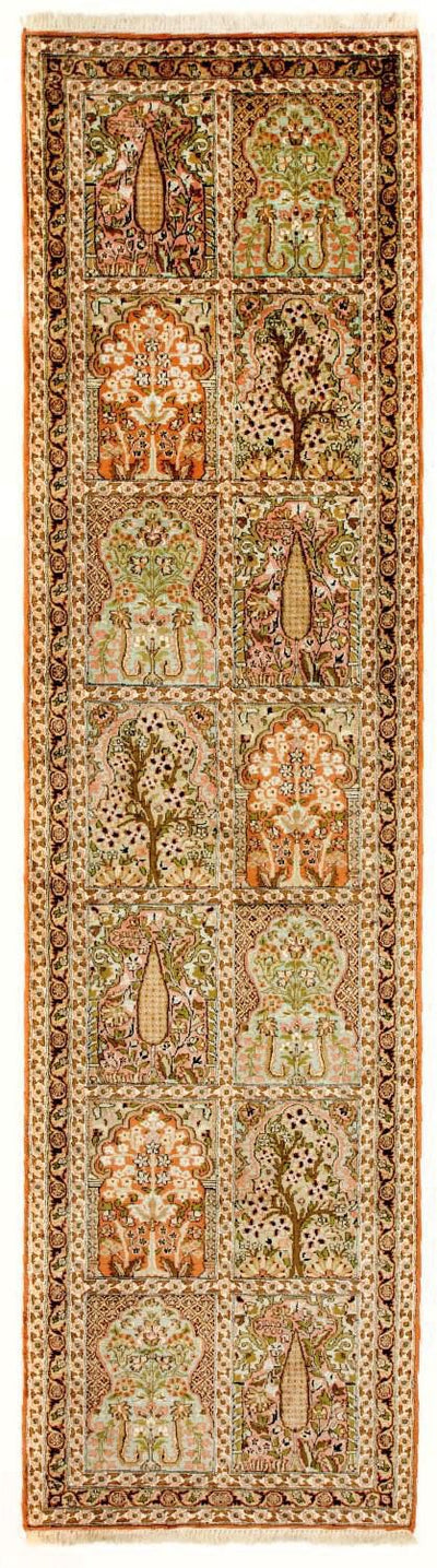 Kashmir silke Teppe 82x313cm - Orientalsk teppe
