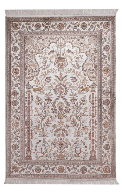 Kinesisk silke Teppe 122x183cm - Orientalsk teppe