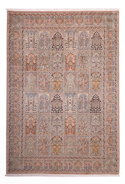 Kashmir silke Teppe 221x317cm - Orientalsk teppe