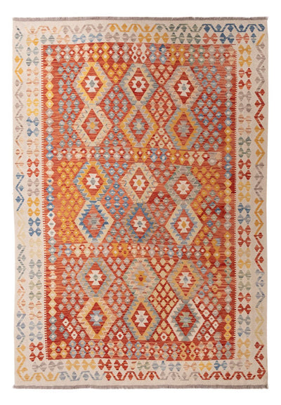 Kilim Maimana 207x292cm - Ullteppe - flerfarget