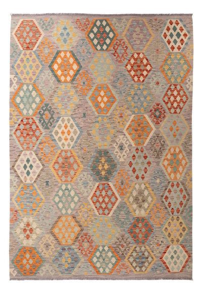 Kilim Maimana 207x298cm - Ullteppe - flerfarget