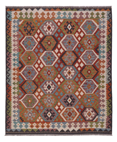 Kilim Maimana Teppe 157x192cm - Ullteppe