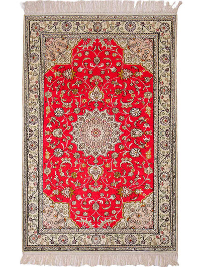 Kinesisk silke Teppe 78x122cm - Orientalsk teppe