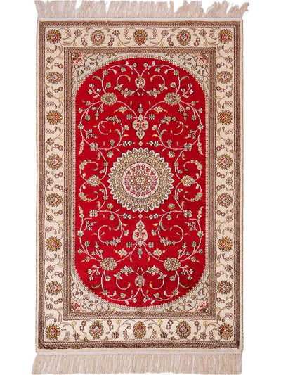 Kinesisk silke Teppe 76x122cm - Orientalsk teppe