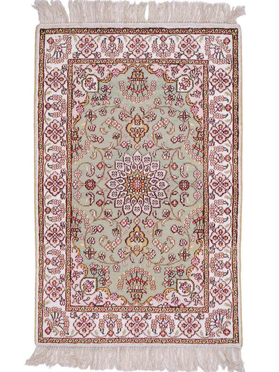 Kinesisk silke Teppe 63x92cm - Orientalsk teppe