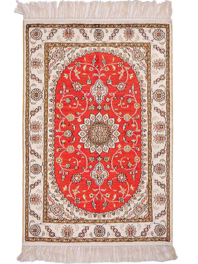 Kinesisk silke Teppe 61x93cm - Orientalsk teppe