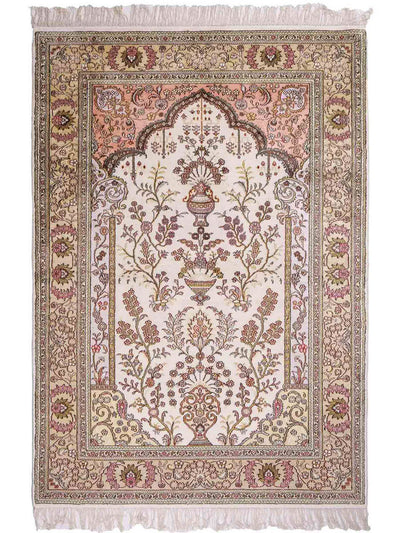Kinesisk silke Teppe 124x179cm - Orientalsk teppe