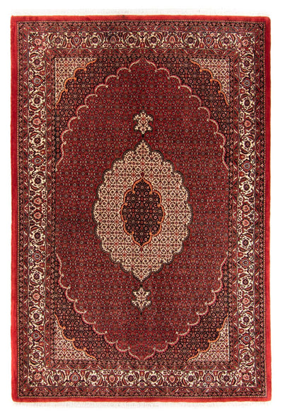Bidjar - Takab Teppe 168x234cm - Persisk teppe - rød