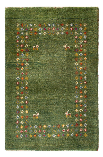 Persisk Gabbeh Teppe 62x89cm - Perserteppich Wollteppich