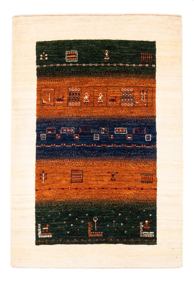 Loribaft Teppe 88x129cm - Perserteppich Wollteppich
