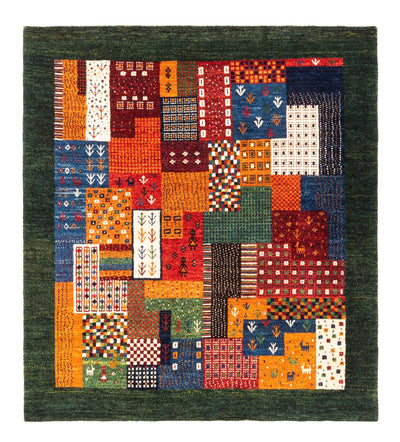 Loribaft Teppe 122x130cm - Perserteppich Wollteppich