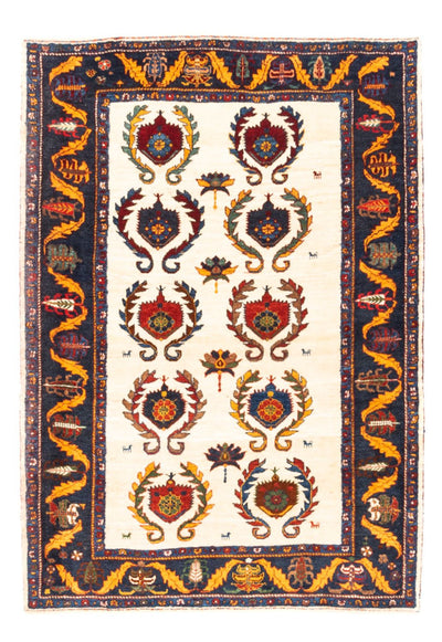 Persisk Gabbeh Teppe 115x155cm - Perserteppich Wollteppich