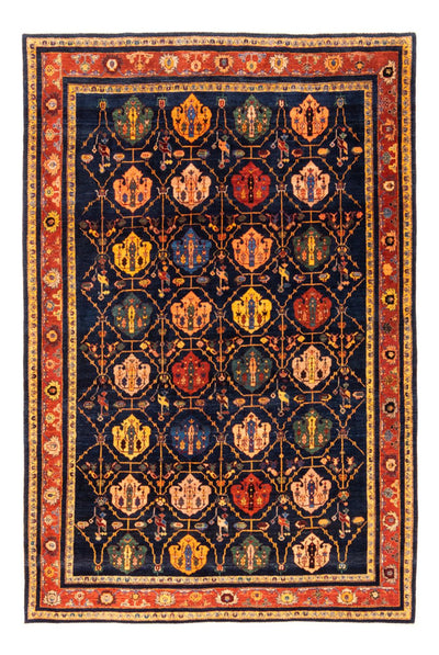 Persisk Gabbeh Teppe 185x257cm - Perserteppich Wollteppich