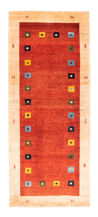 Persisk Gabbeh Teppe 79x190cm - Perserteppich Wollteppich