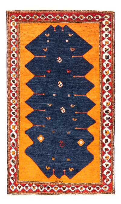 Persisk Gabbeh Teppe 103x164cm - Perserteppich Wollteppich