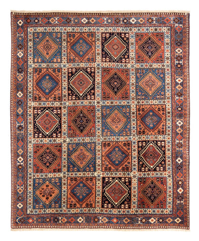 Yalameh Teppe 200x238cm - Persisk teppe - mørk rød