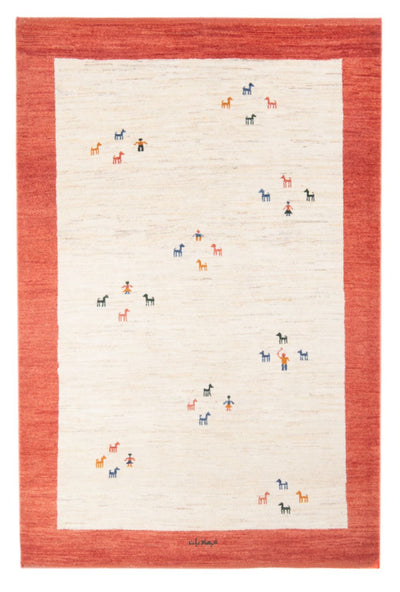 Persisk Gabbeh Teppe 120x177cm - Perserteppich Wollteppich