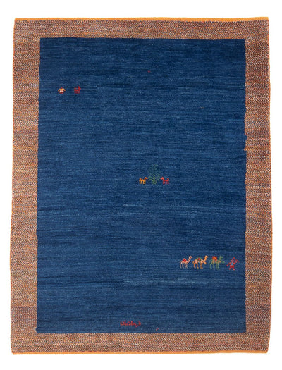 Persisk Gabbeh Teppe 124x175cm - Perserteppich Wollteppich