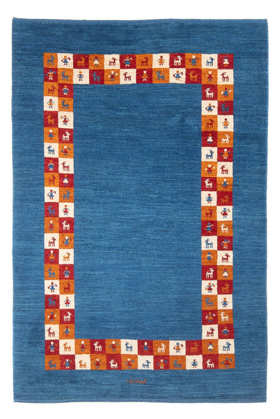 Persisk Gabbeh Teppe 122x176cm - Perserteppich Wollteppich
