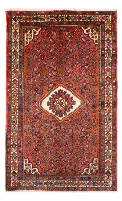 Hosseinabad Teppe 132x226cm - Persisk teppe - rød
