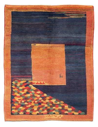 Persisk Gabbeh Teppe 157x196cm - Perserteppich Wollteppich