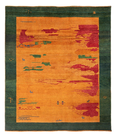 Persisk Gabbeh Teppe 203x228cm - Perserteppich Wollteppich
