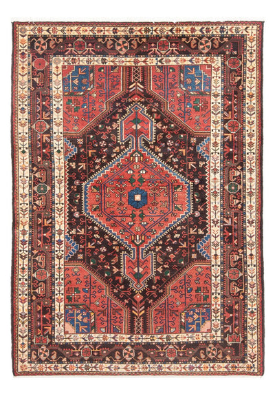 Hamadan Teppe 144x215cm - Persisk teppe - lys rød