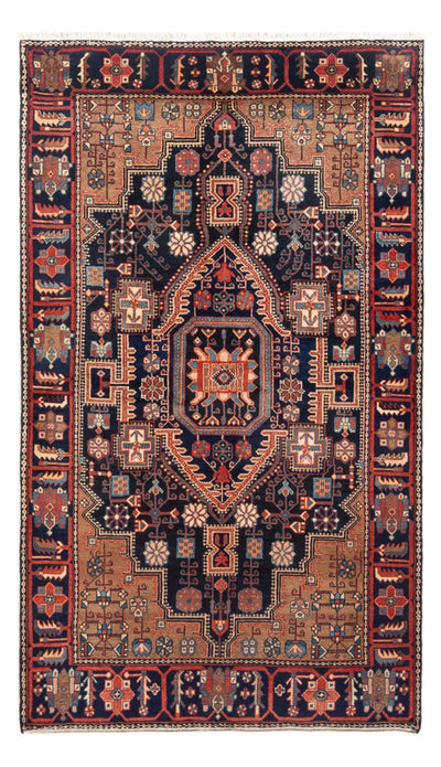 Hamadan Teppe 138x218cm - Persisk teppe - mørkeblå