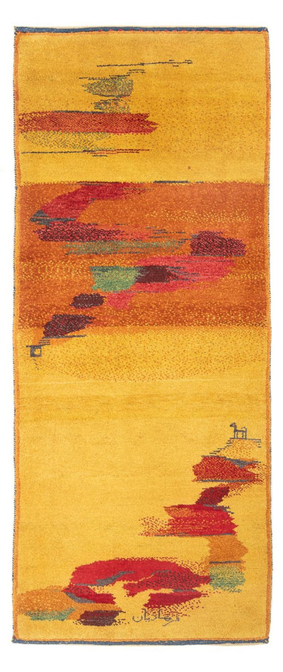 Persisk Gabbeh Teppe 85x213cm - Perserteppich Wollteppich