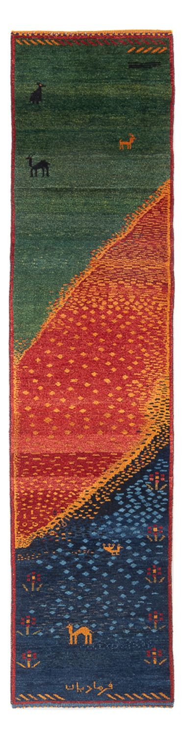 Persisk Gabbeh Teppe 68x285cm - Perserteppich Wollteppich