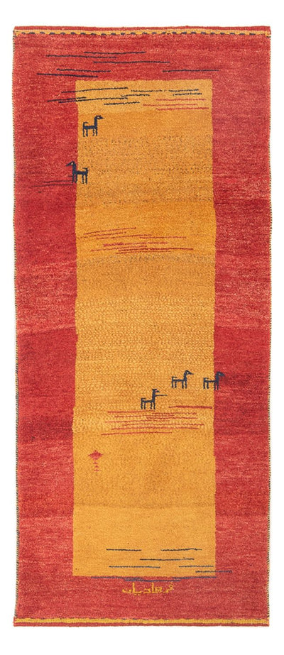 Persisk Gabbeh Teppe 75x177cm - Perserteppich Wollteppich