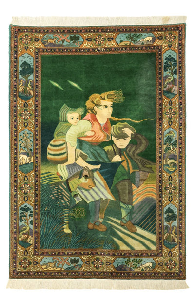 Tabriz - 50 Raj Teppe 103x153cm - Persisk teppe